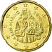 San Marino, 20 Euro Cent, 2010, MS(63), Brass, KM:483