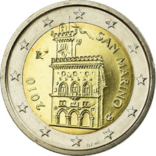 San Marino, 2 Euro, 2010, MS(63), Bi-Metallic