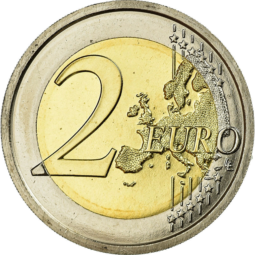 San Marino, 2 Euro, 2010, MS(63), Bi-Metallic