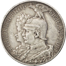 German States, 2 Mark, 1901, Berlin, KM #525, AU(50-53), Silver, 28, 11.08