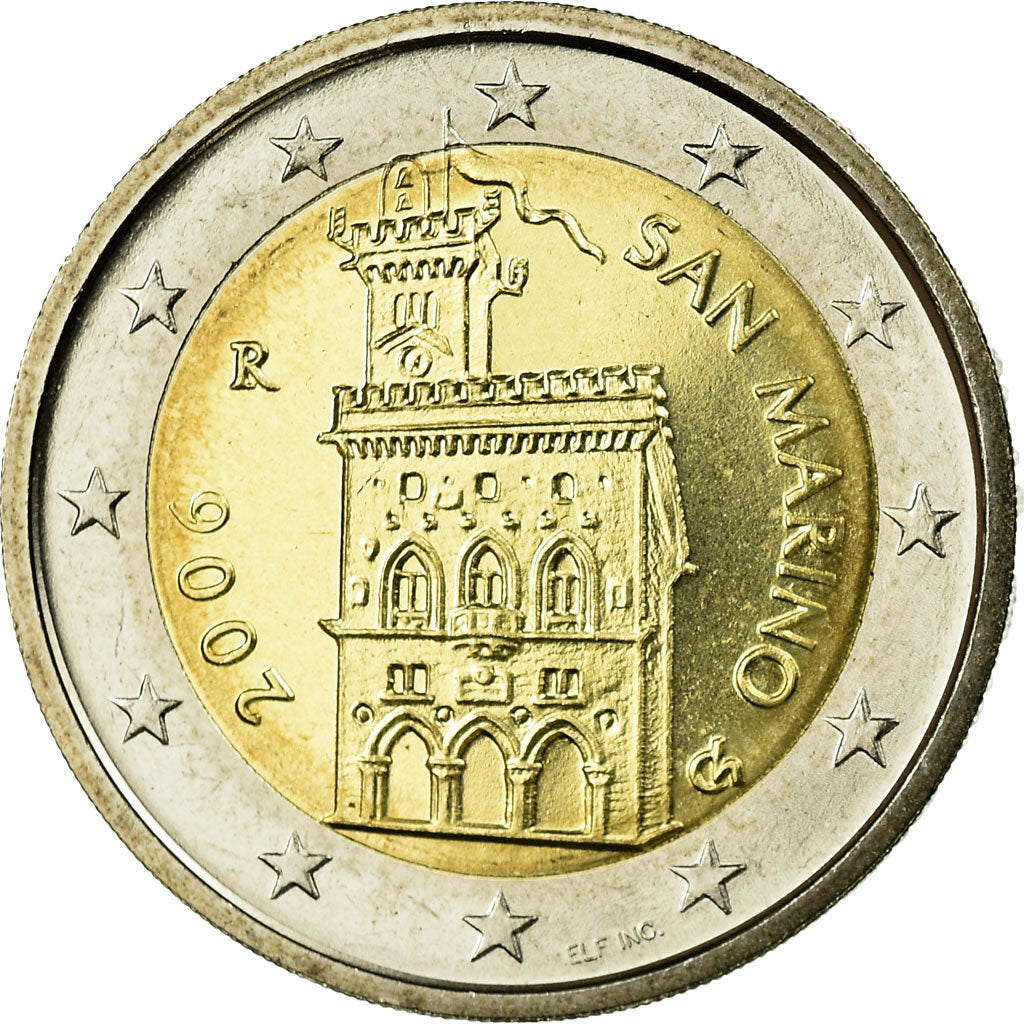 San Marino, 2 Euro, 2006, MS(63), Bi-Metallic