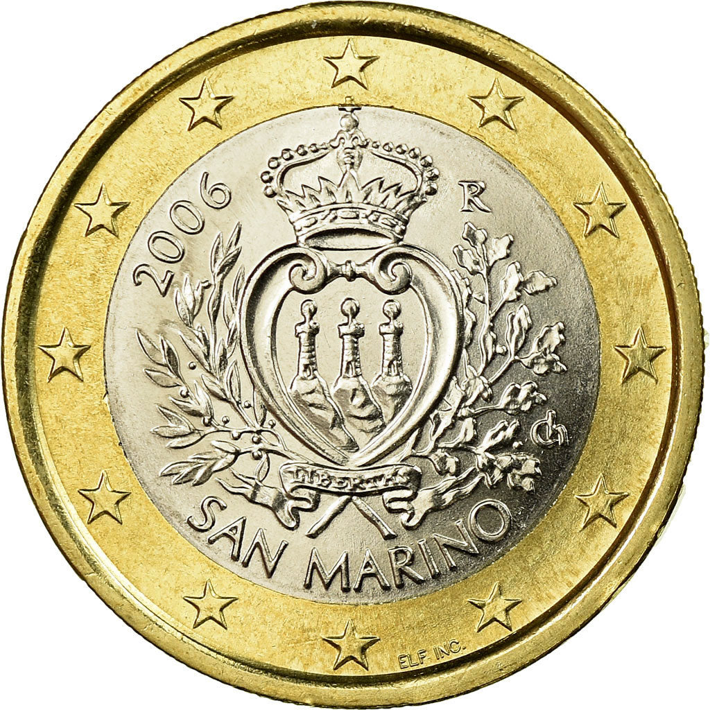 San Marino, Euro, 2006, MS(63), Bi-Metallic