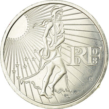 France, 15 Euro, 2008, MS(63), Silver, KM:1535