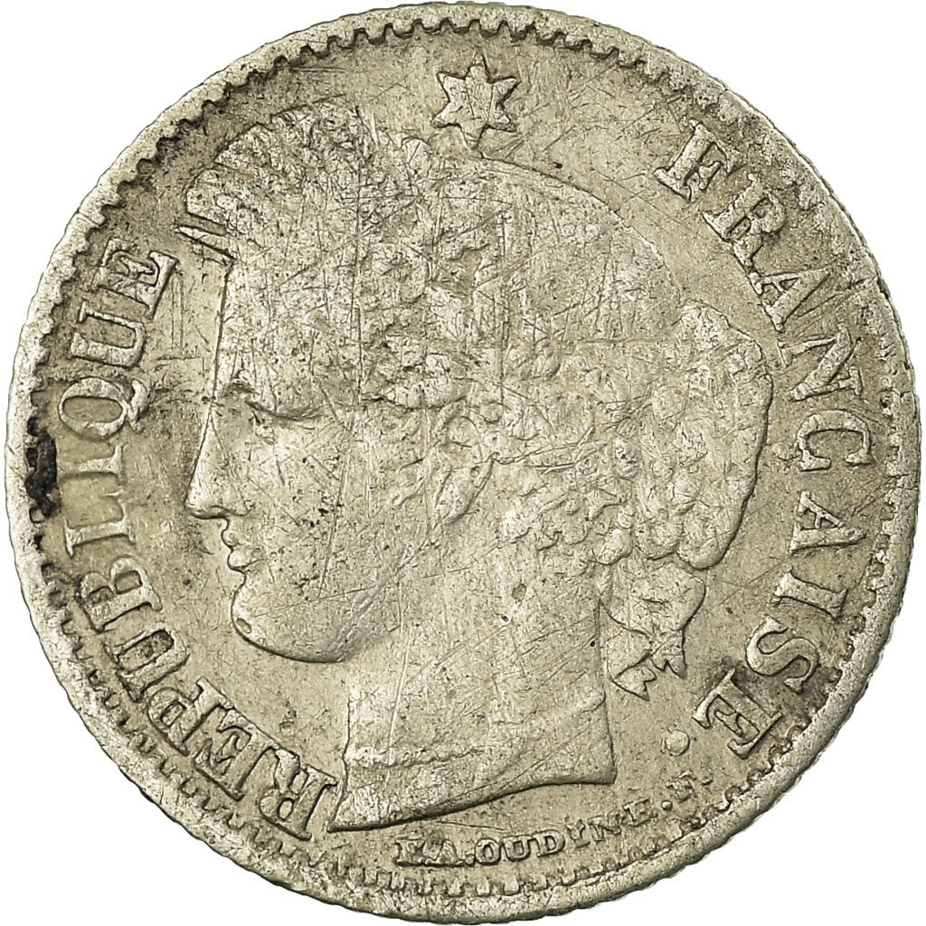 Coin, France, Cérès, 20 Centimes, 1850, Paris, F(12-15), Silver, KM:758.1