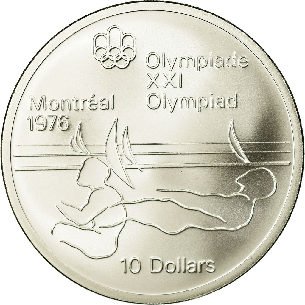 Coin, Canada, Elizabeth II, 10 Dollars, 1975, Royal Canadian Mint, Ottawa