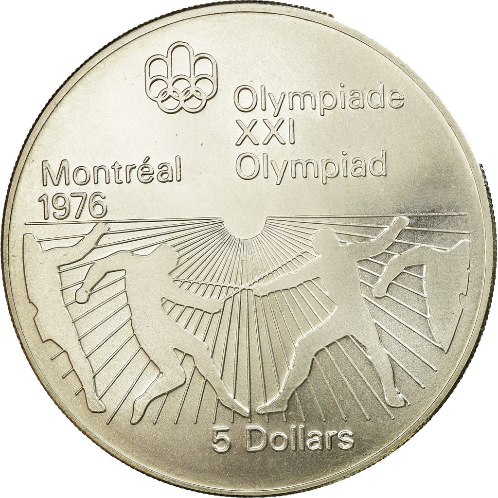 Coin, Canada, Elizabeth II, 5 Dollars, 1976, Royal Canadian Mint, Ottawa