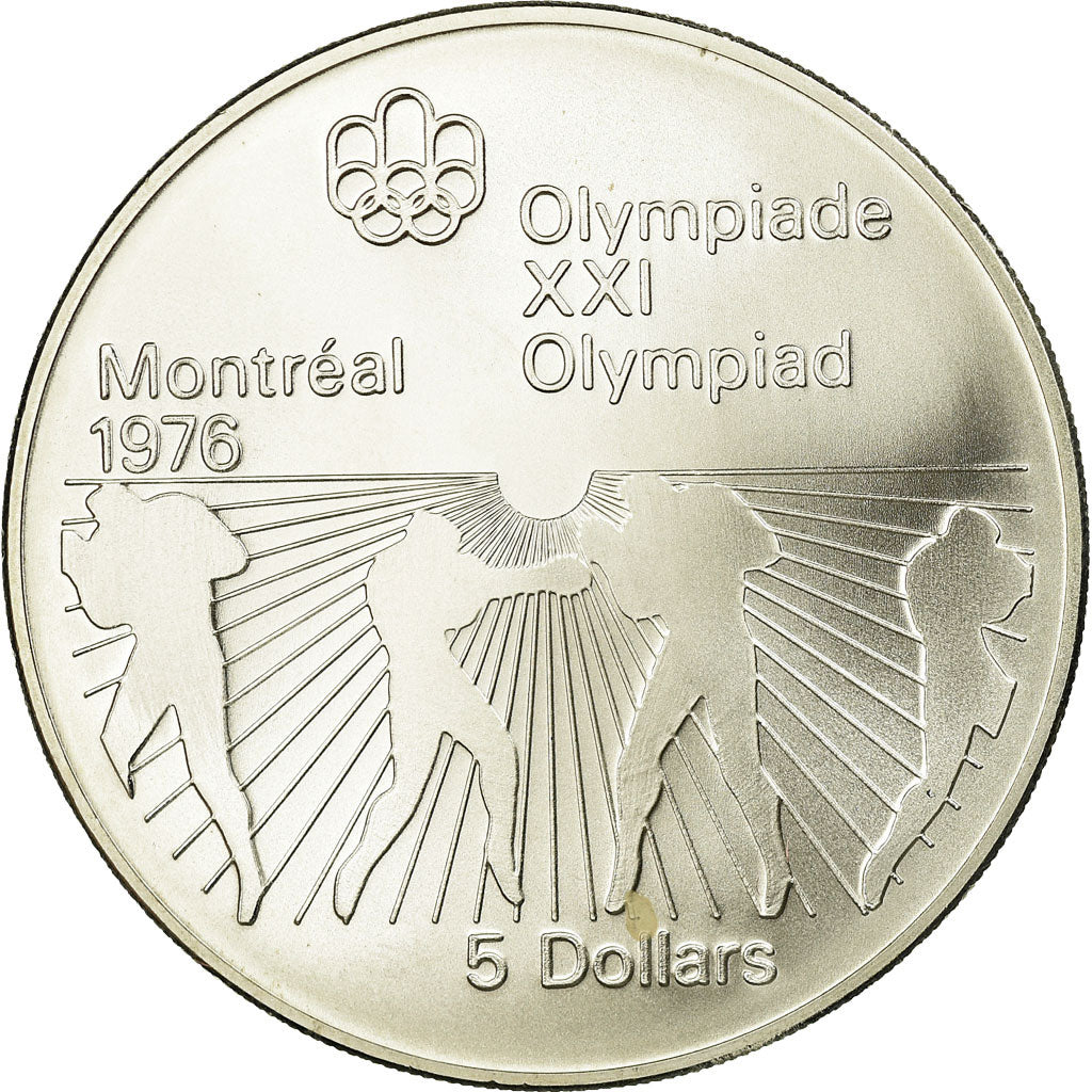 Coin, Canada, Elizabeth II, 5 Dollars, 1976, Royal Canadian Mint, Ottawa