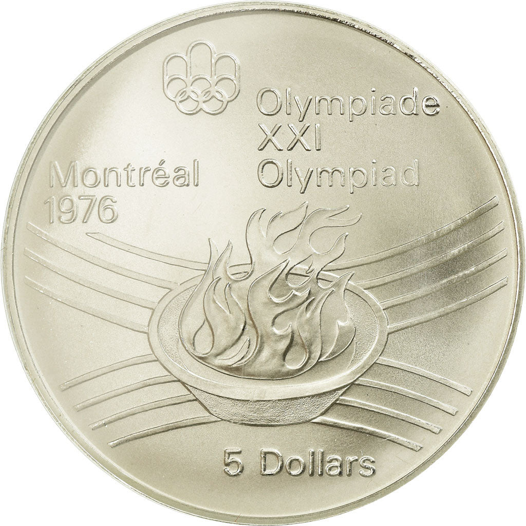 Coin, Canada, Elizabeth II, 5 Dollars, 1976, Royal Canadian Mint, Ottawa