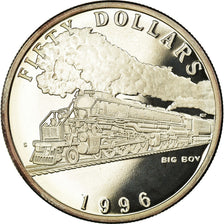 Moneta, Isole Marshall, 50 Dollars, 1996, Roger Williams , Proof, SPL, Argento