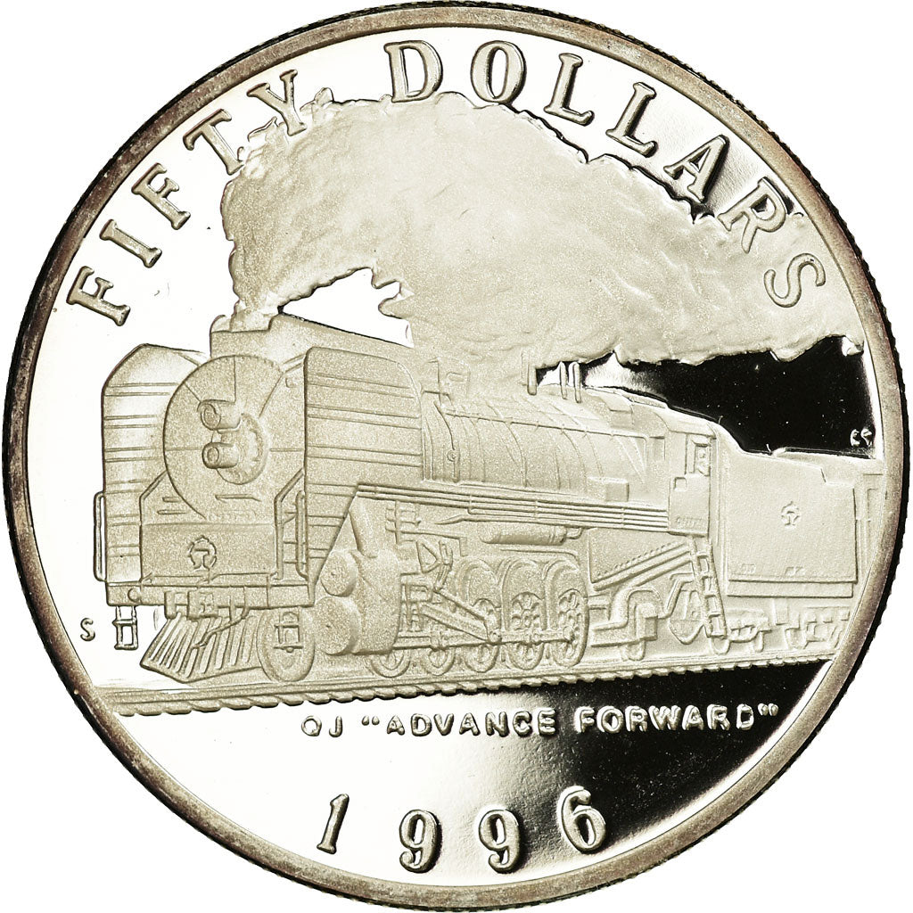 Moneta, Isole Marshall, 50 Dollars, 1996, Roger Williams , Proof, SPL, Argento