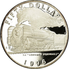 Moneta, Isole Marshall, 50 Dollars, 1996, Roger Williams , Proof, SPL, Argento