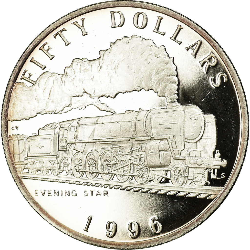 Moneta, Isole Marshall, 50 Dollars, 1996, Roger Williams , Proof, SPL, Argento