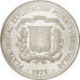 DOMINICAN REPUBLIC, 10 Pesos, 1975, KM #38, MS(63), Silver, 29.98
