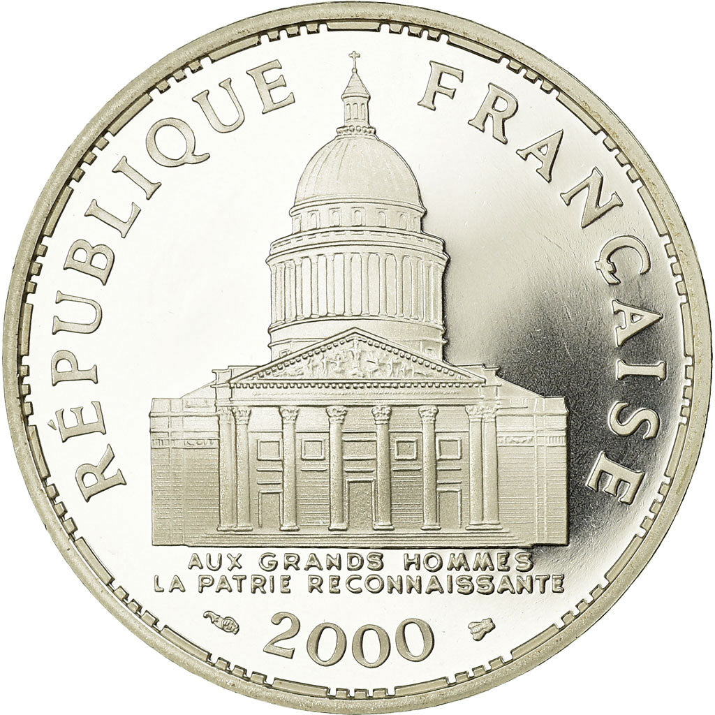Coin, France, Panthéon, 100 Francs, 2000, Paris, BE, MS(65-70), Silver