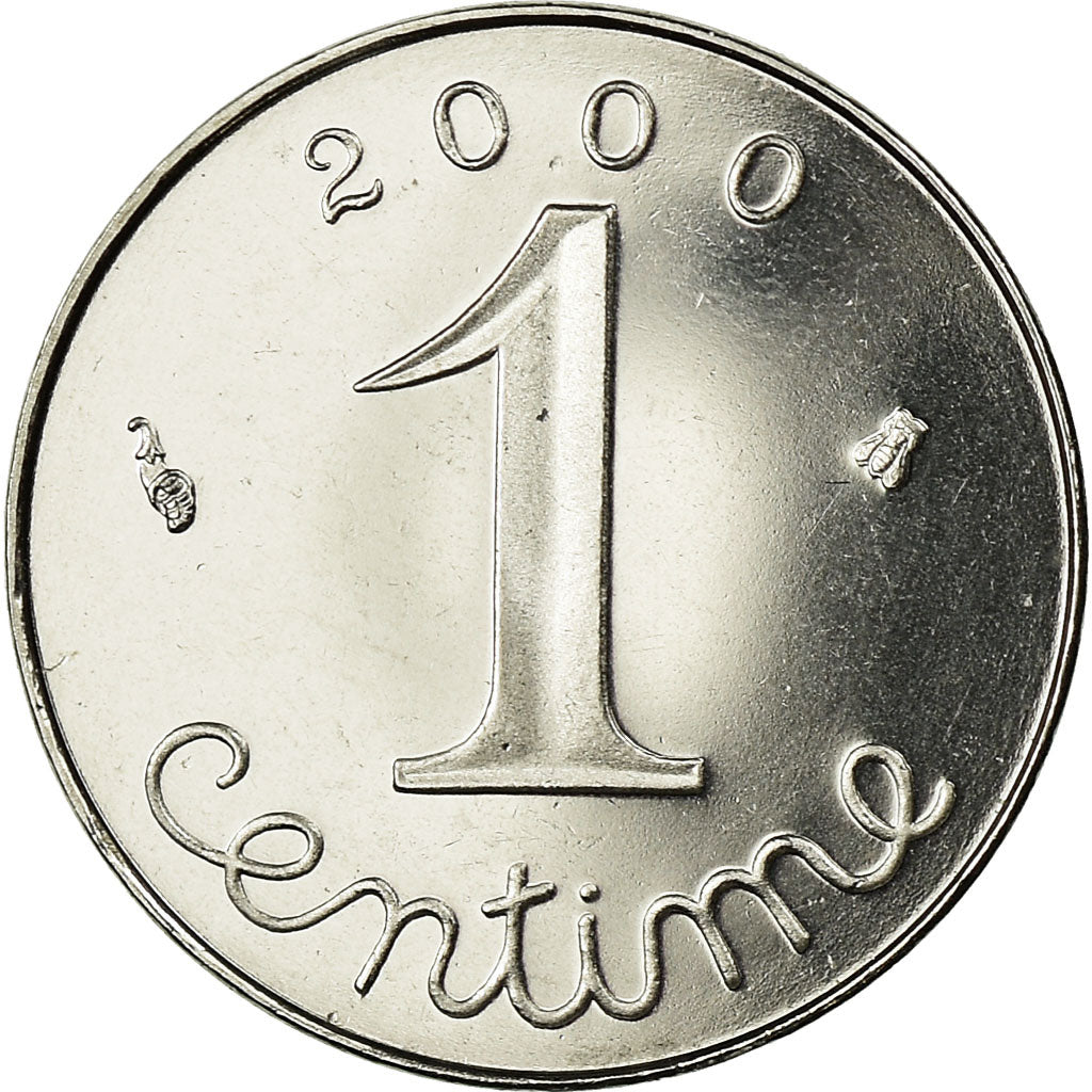 Moneta, Francia, Épi, Centime, 2000, Paris, BE, FDC, Acciaio inossidabile