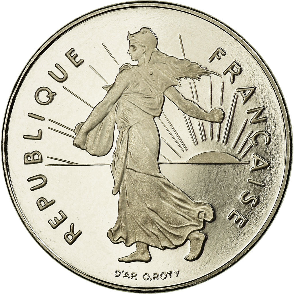 Coin, France, Semeuse, Franc, 2001, Paris, BE, MS(65-70), Nickel, KM:925.2