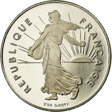 Coin, France, Semeuse, Franc, 2001, Paris, BE, MS(65-70), Nickel, KM:925.2