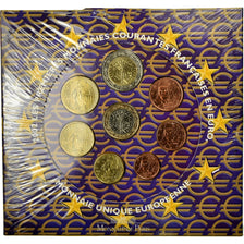 France, 1 Cent to 2 Euro, 2002, MS(65-70)