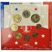 France, 1 Cent to 2 Euro, 2010, MS(65-70)