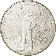 RUSSIA, 10 Roubles, 1979, KM #172, MS(63), Silver, 33.31