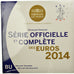 France, 1 Cent to 2 Euro, 2014, MS(65-70)