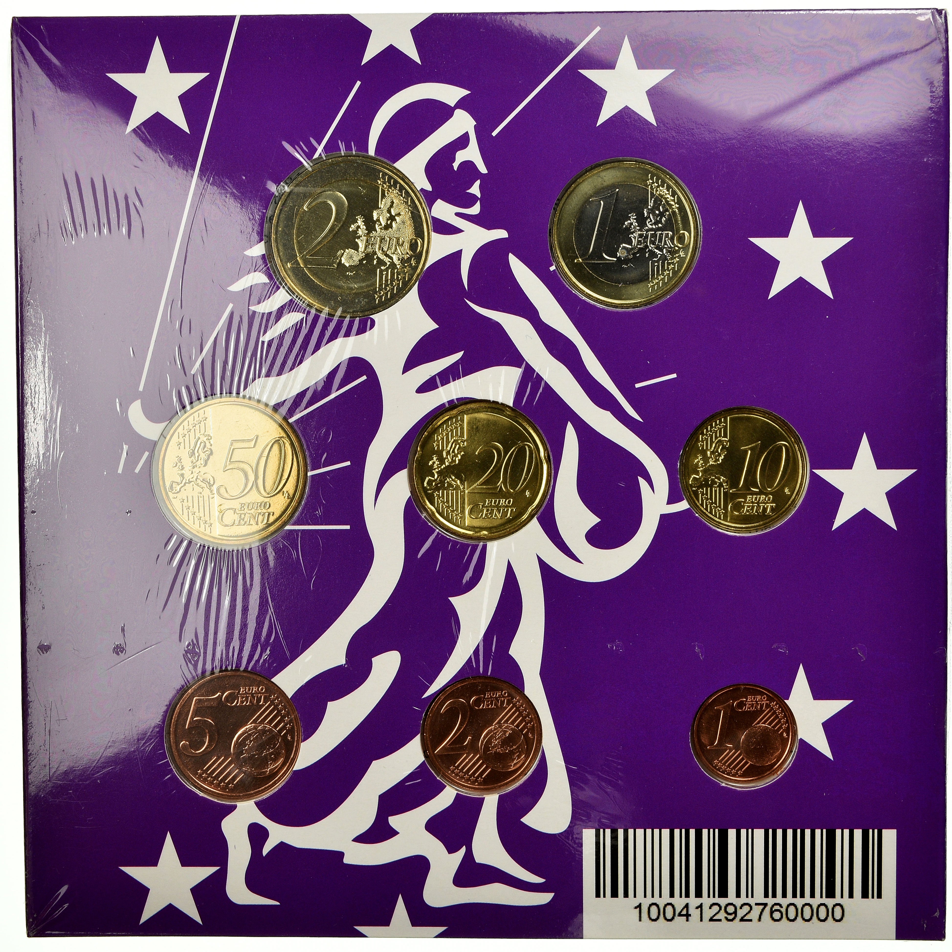 France, 1 Cent to 2 Euro, 2015, MS(65-70)