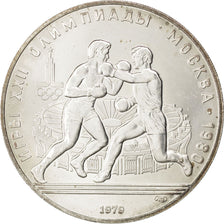 RUSSIA, 10 Roubles, 1979, KM #170, MS(63), Silver, 33.20