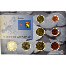 Belgium, 1 Cent to 2 Euro, 1999-2000, MS(65-70)