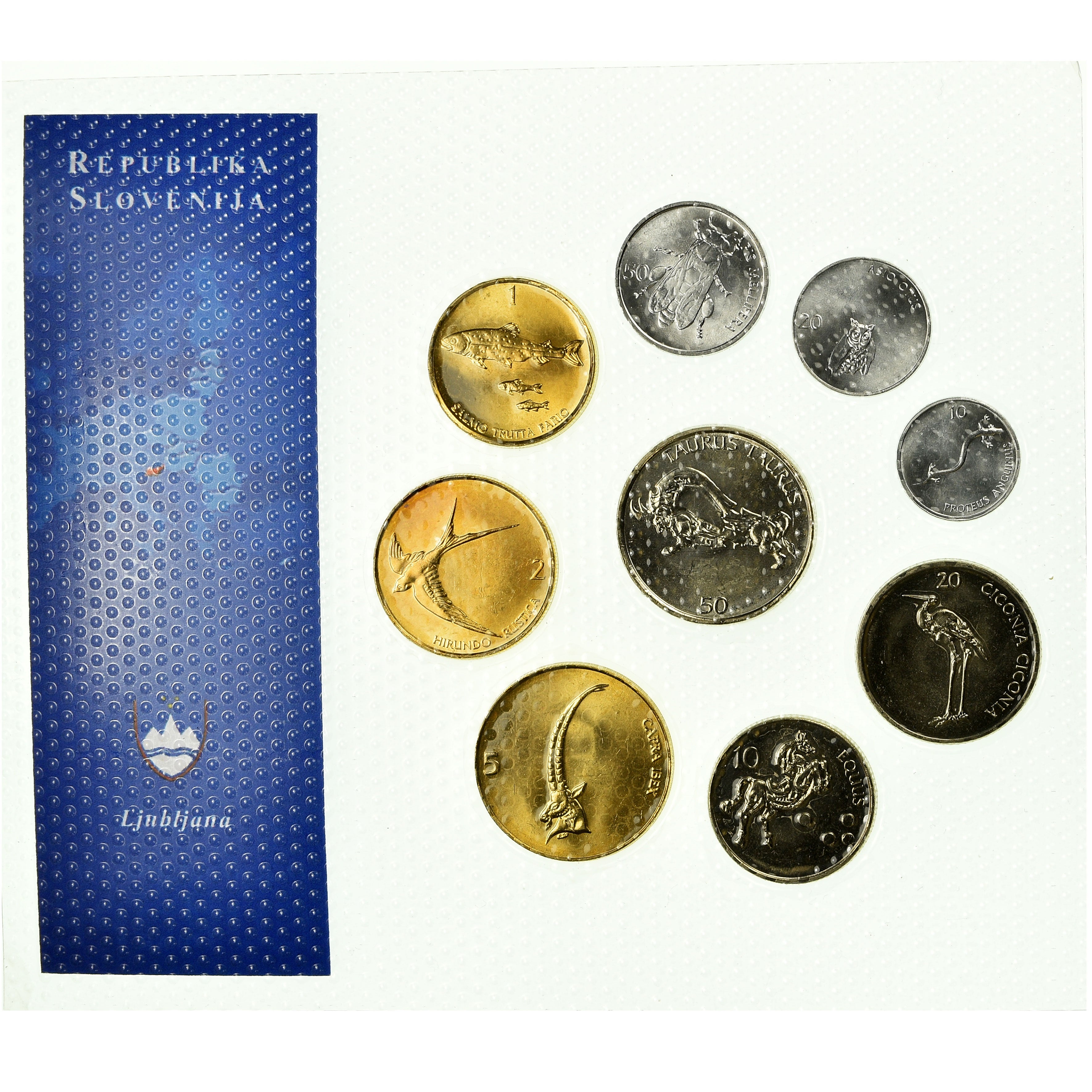 Munten, Slovenië, Set, Gemengde jaren, FDC, (No Composition)