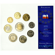 Moneda, Polonia, Set, Años mezclados, Warsaw, FDC, (Sin composición)