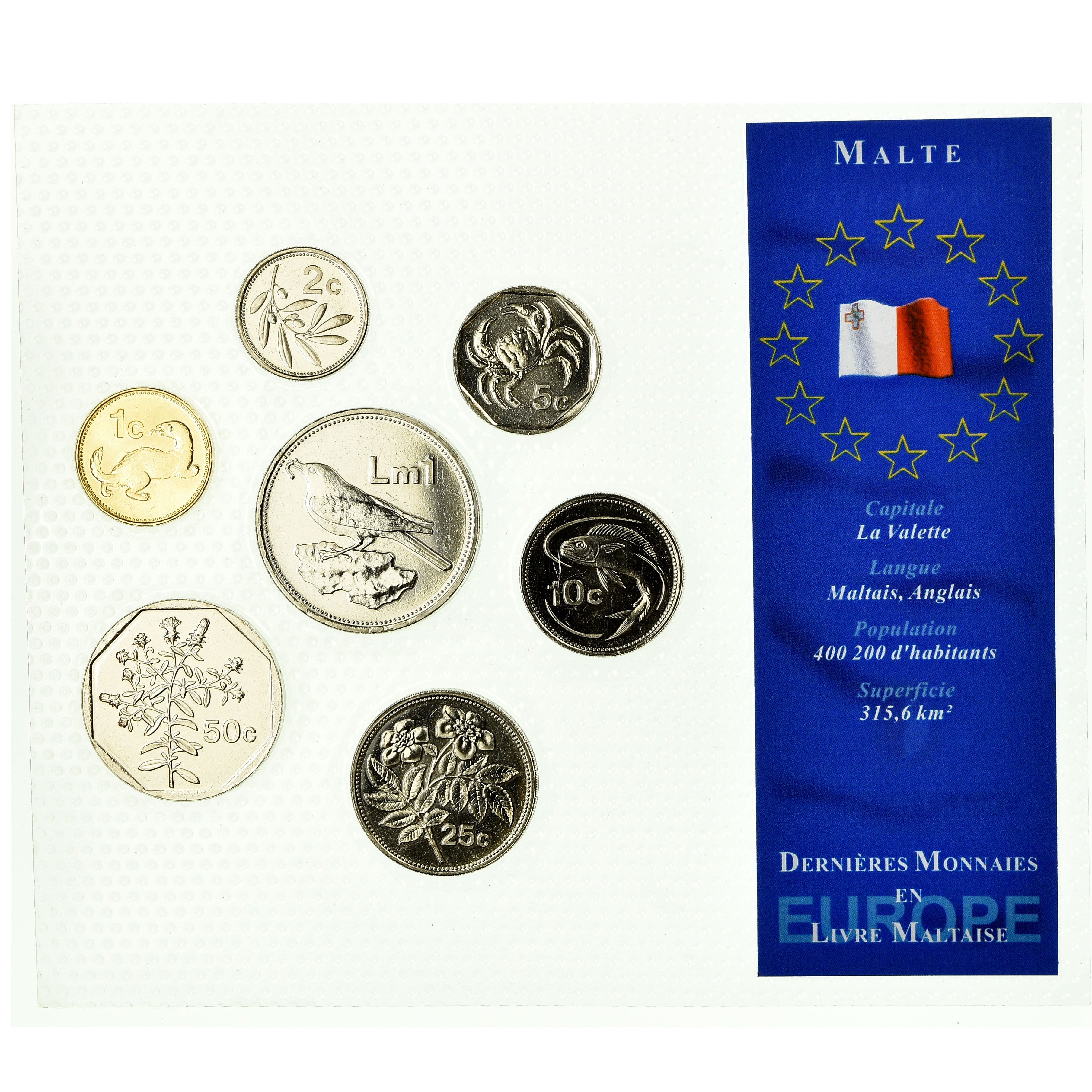Münze, Malta, Set, Mixed Dates, British Royal Mint, STGL, (No Composition)
