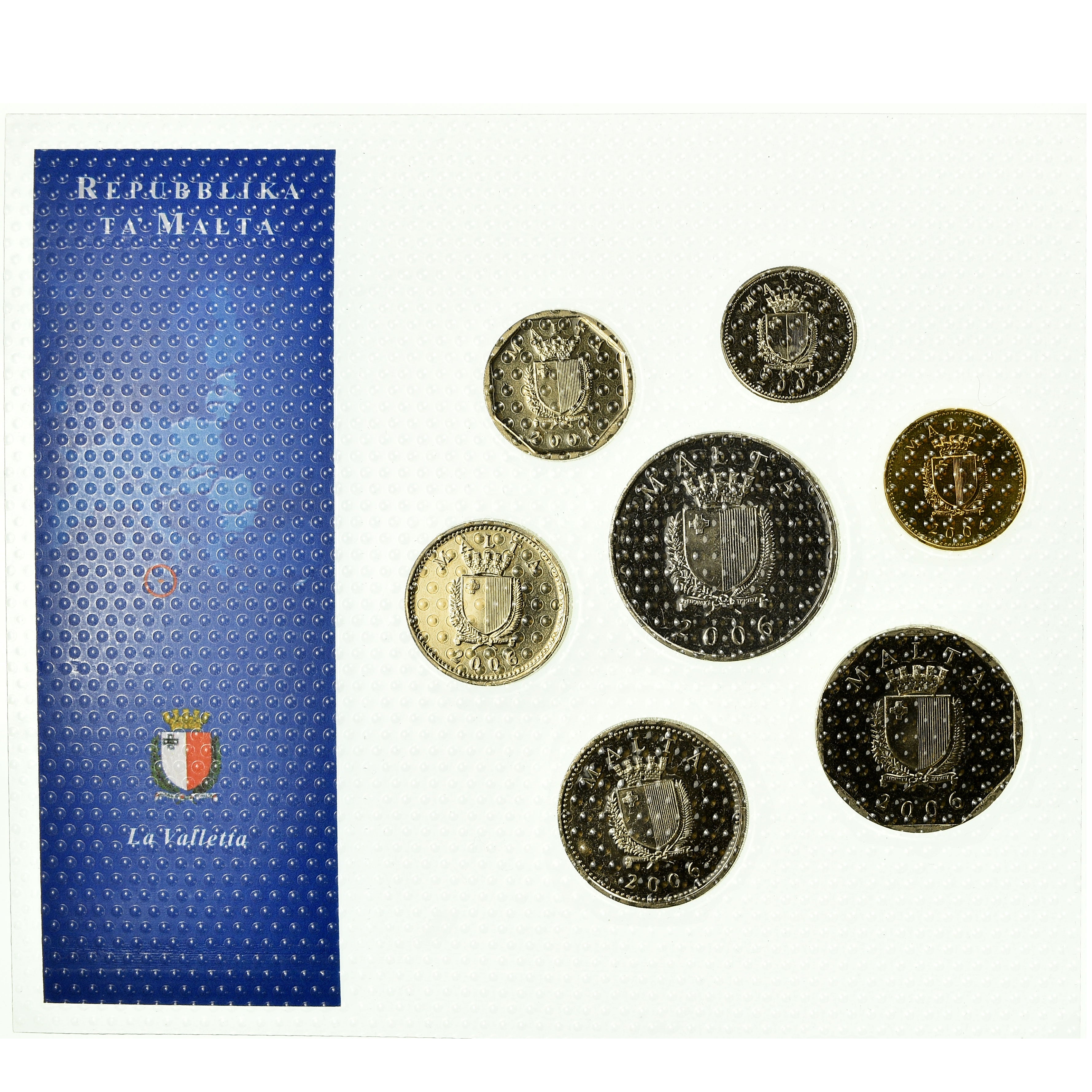Münze, Malta, Set, Mixed Dates, British Royal Mint, STGL, (No Composition)