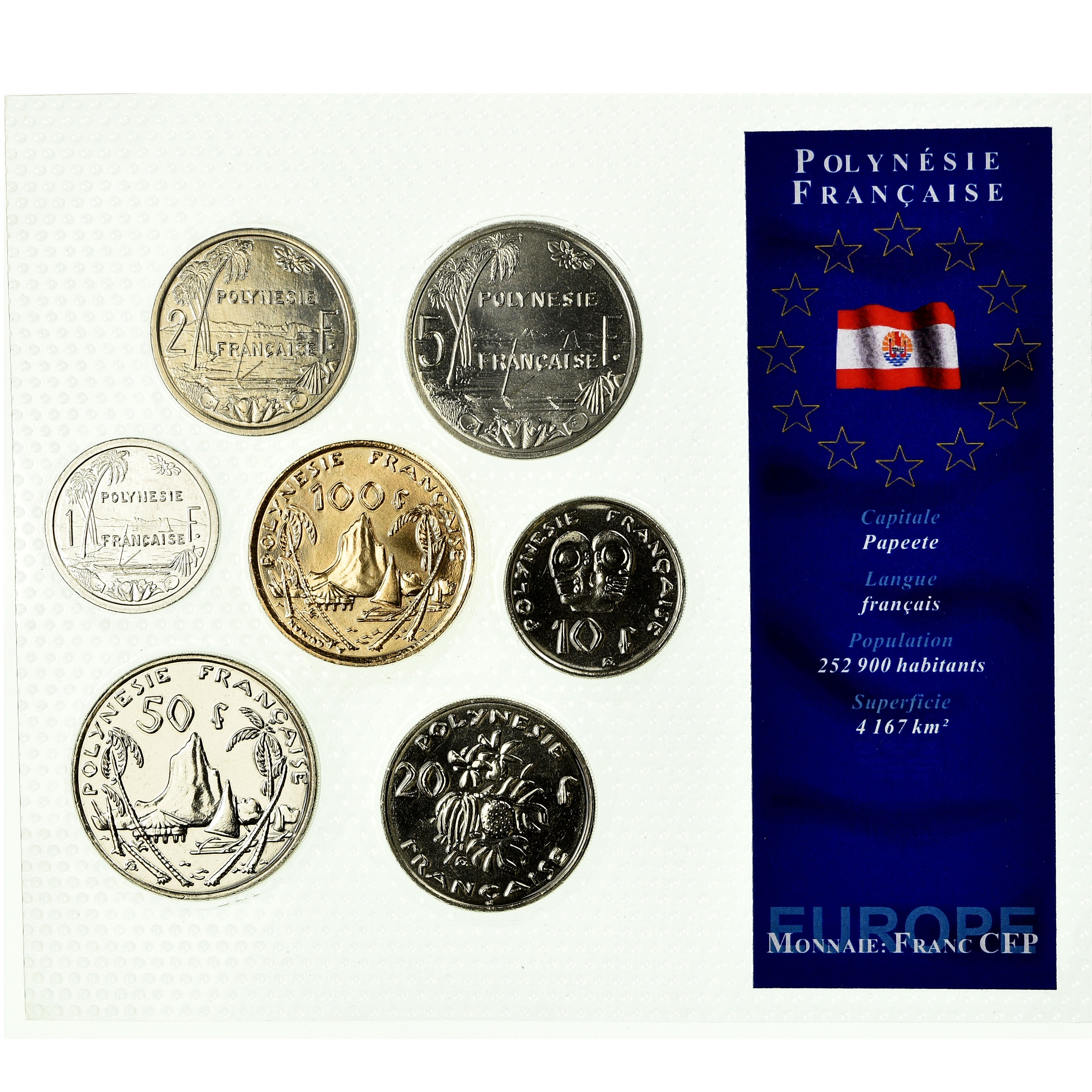 Moneta, Polinesia francese, Set, Mixed Dates, Paris, FDC, (Senza composizione)