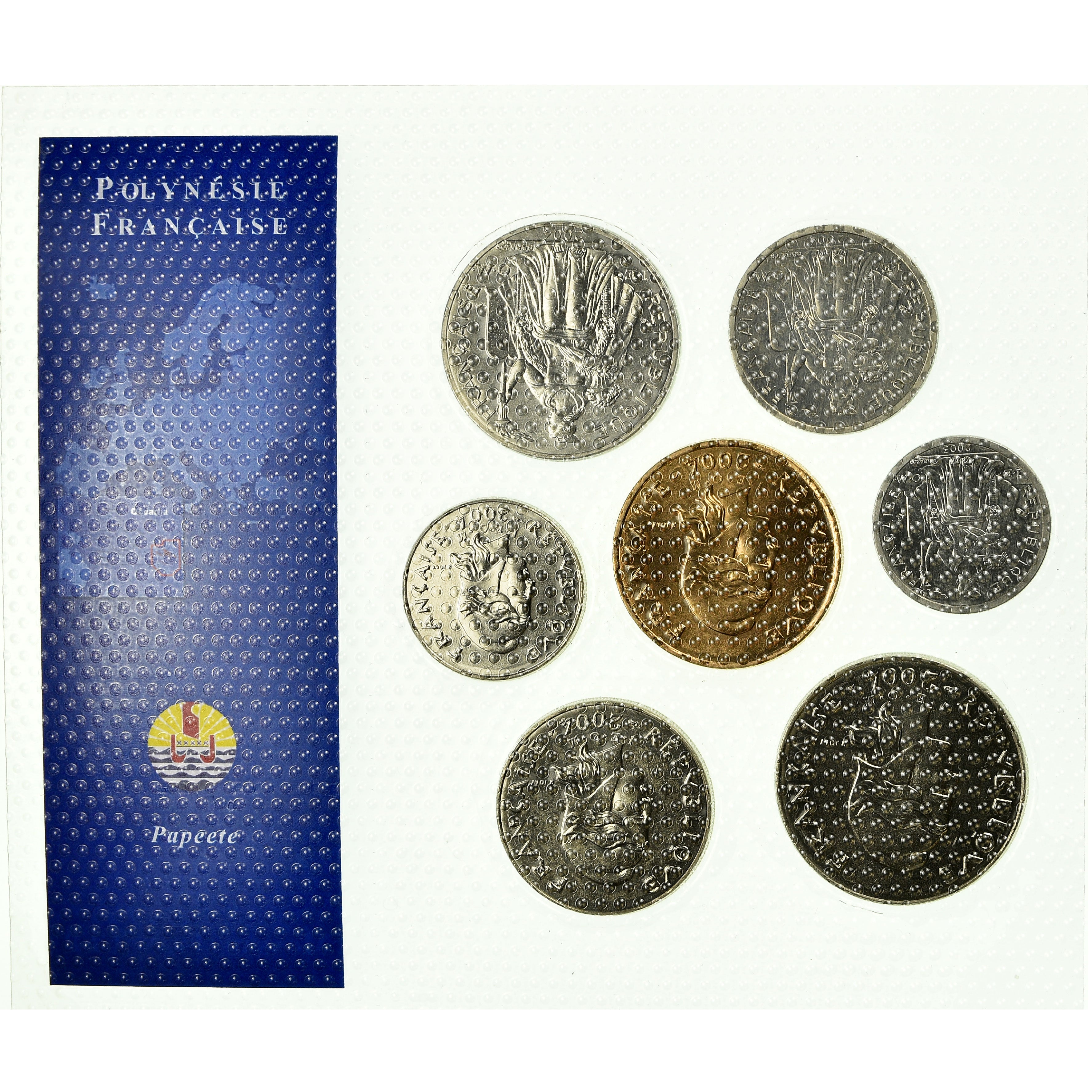 Moneta, Polinesia francese, Set, Mixed Dates, Paris, FDC, (Senza composizione)