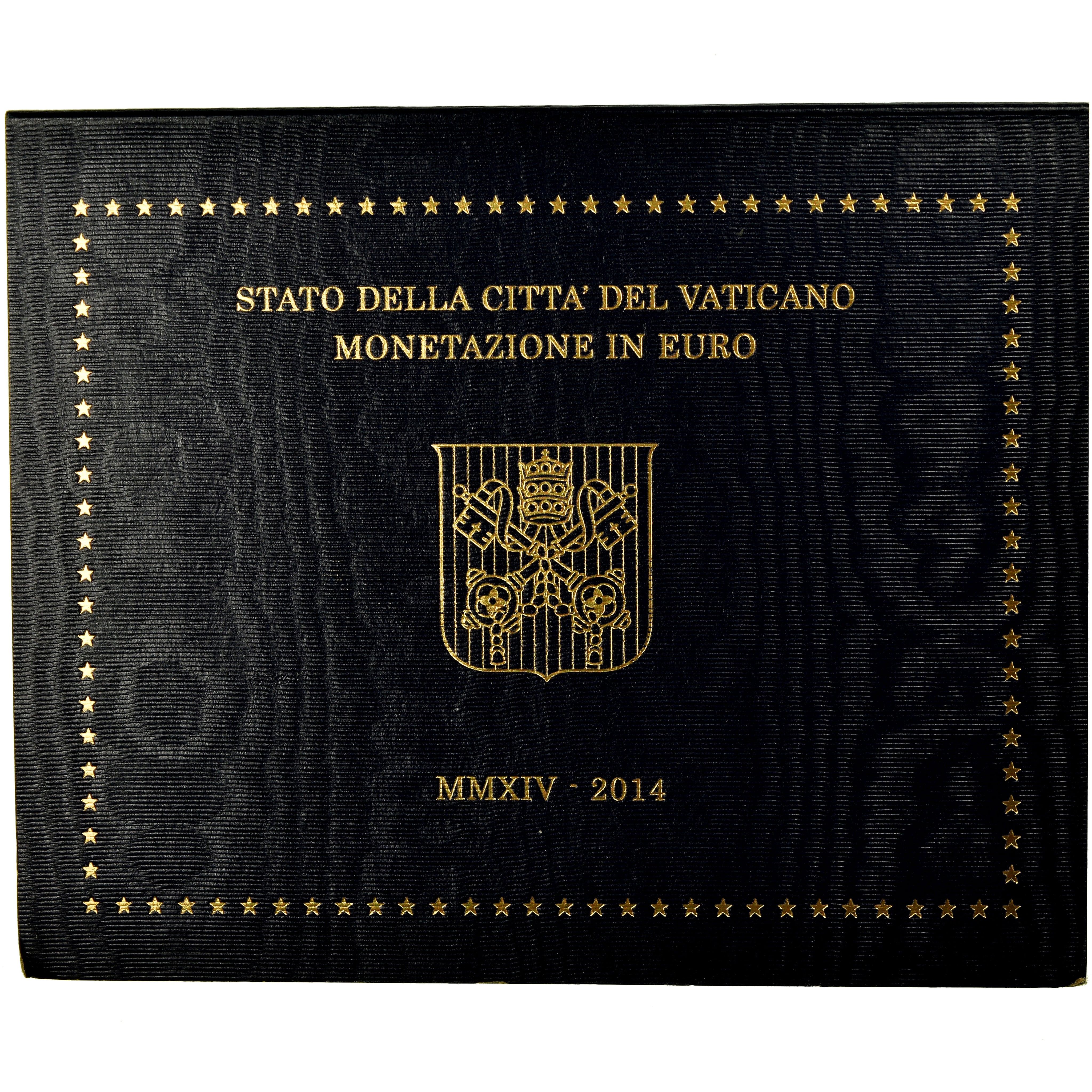 Vaticano, 1 Cent to 2 Euro, 2014, MS(65-70), N/D