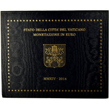 Vaticano, 1 Cent to 2 Euro, 2014, MS(65-70), N/D