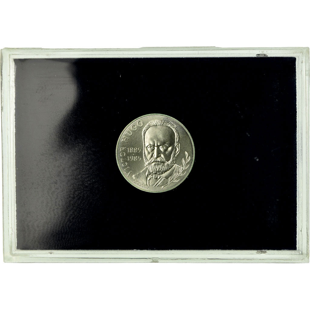 Moeda, França, 10 Francs, 1985, MS(65-70), Prata, KM:956a, Gadoury:819