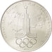 RUSSIA, 10 Roubles, 1977, KM #150, MS(63), Silver, 33.22