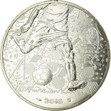 France, 10 Euro, UEFA Euro 2016, 2016, MS(65-70), Silver, Gadoury:EU814