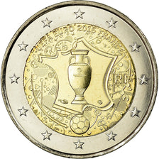 France, 2 Euro, UEFA Euro, 2016, SPL, Bi-Metallic, Gadoury:23