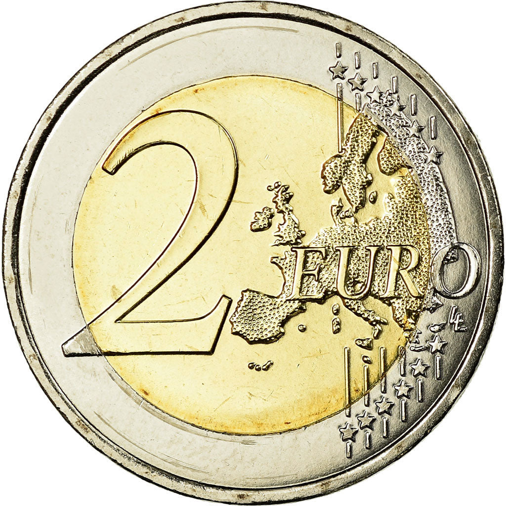 France, 2 Euro, UEFA Euro, 2016, SPL, Bi-Metallic, Gadoury:23