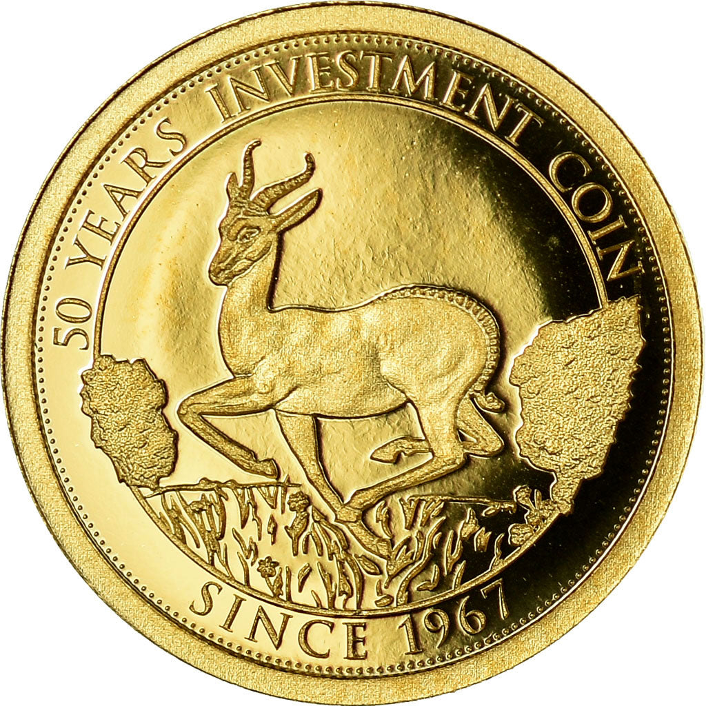 Coin, Congo Democratic Republic, 50 Francs CFA, 2016, MS(65-70), Gold