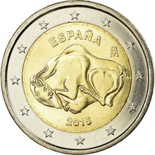 Espanha, 2 Euro, Grotte d'Altamira, 2013, MS(63), Bimetálico