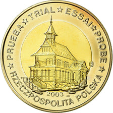 Polska, 2 Euro, 2003, MS(63), Bimetaliczny