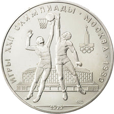 RUSSIA, 10 Roubles, 1979, KM #168, MS(63), Silver, 33.31