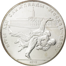 RUSSIA, 10 Roubles, 1979, KM #171, MS(63), Silver, 33.32