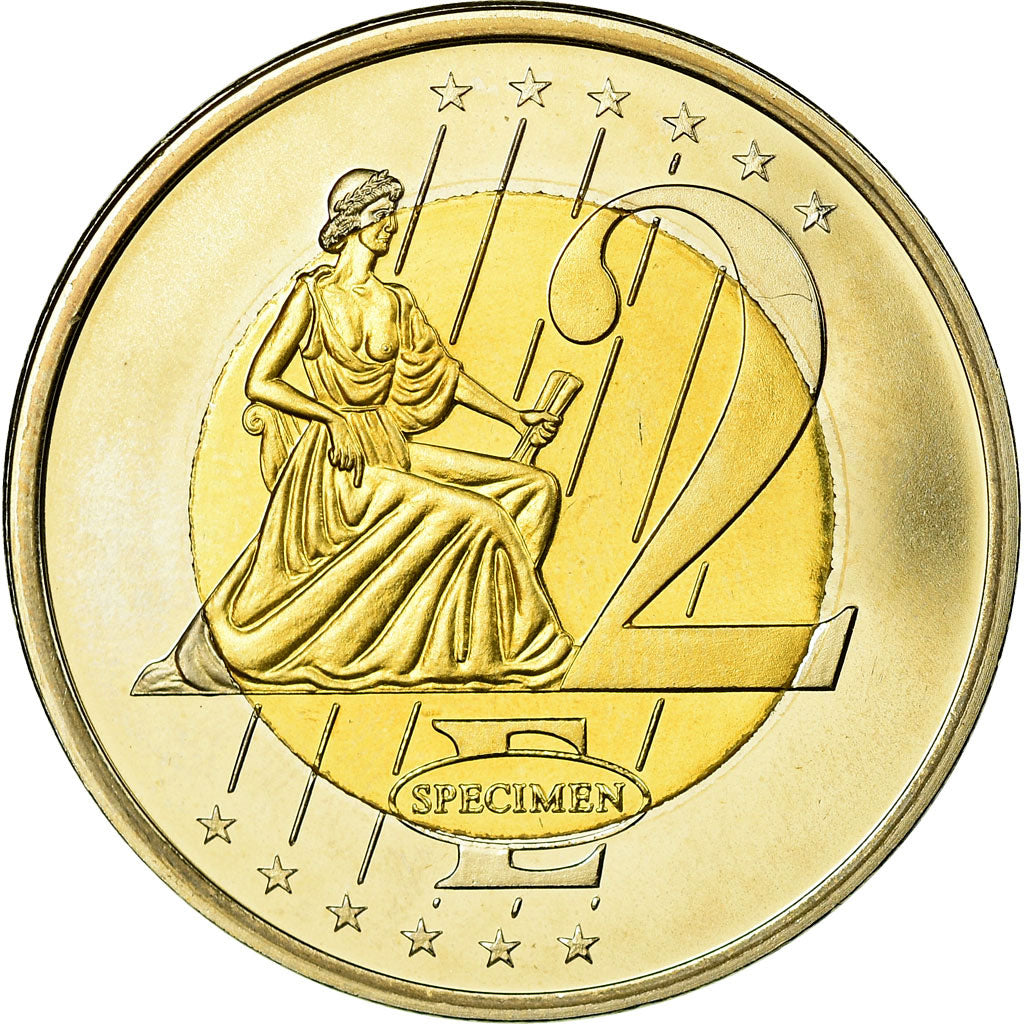 Andorra, 2 Euro, 2003, MS(63), Bimetálico