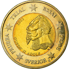 Szwecja, 2 Euro, 2003, MS(63), Bimetaliczny