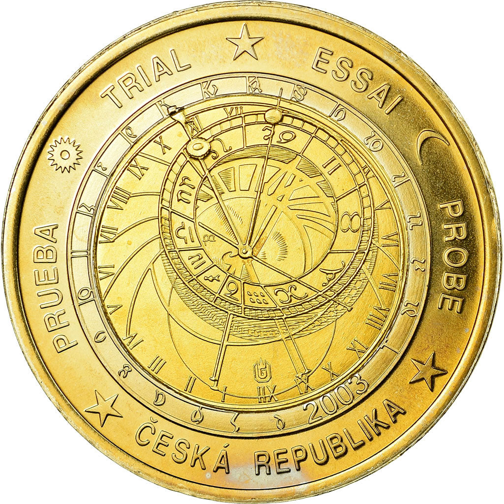 Repubblica Ceca, 2 Euro, 2003, SPL, Bi-metallico