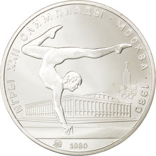 RUSSIA, 5 Roubles, 1980, KM #180, MS(63), Silver, 16.29